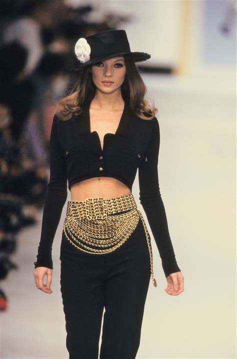 chanel 1993 runway|Karl Lagerfeld Chanel collection.